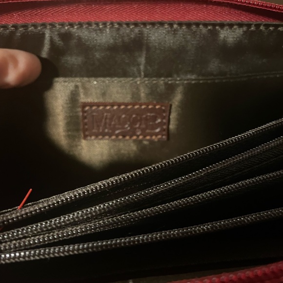 Vintage Maggi B Tropical Tapestry Wallet Purse Crossbody Bag Unique - Picture 8 of 11